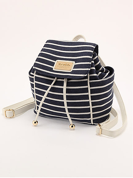 スウェットボーダーミニリュック