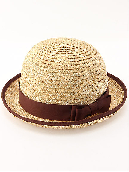 グログランストローボーラー帽