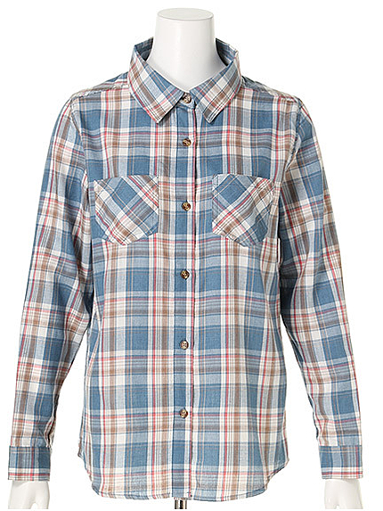 チェックシャツ