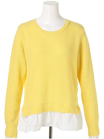 レイヤード風ニット