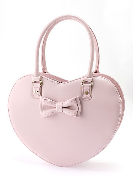 合皮ハートリボンBAG