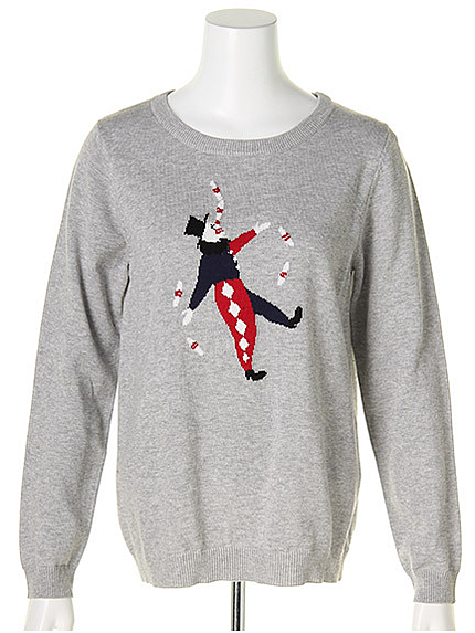 ピエロジャガードニット