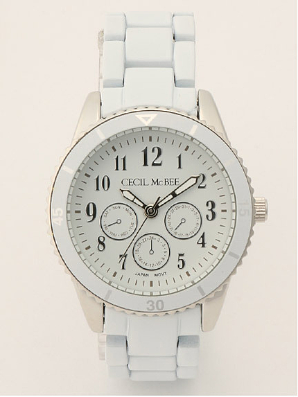 クロノグラフ風モノトーンウォッチ