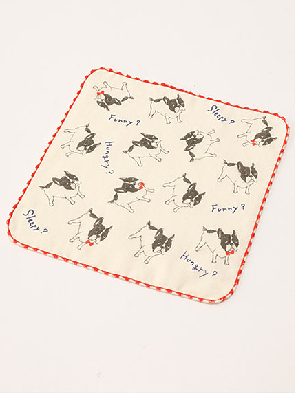 ナチュラルガーゼハンカチ ブルトン