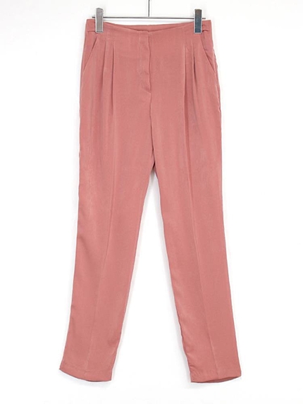 センタープレススラックスパンツ