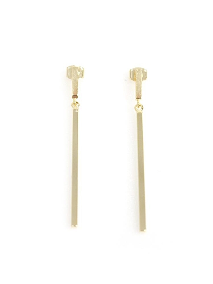 シンプルロングピアス