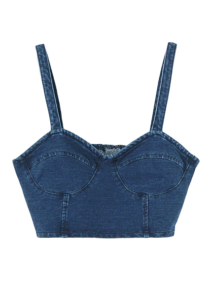 カットDENIMビスチェ