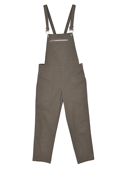 【JELLY8月号】ツイルジップサロペット