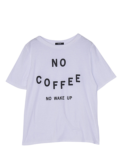 【JELLY8月号】COFFEEロゴゆるTEE