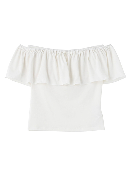 NEWフリルオフショルTOPS