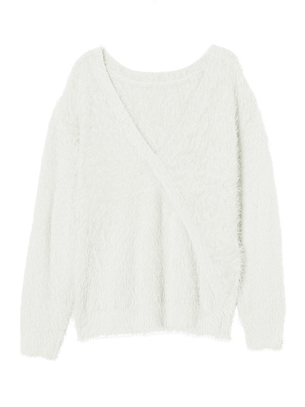 2way フェザーヤーンニットTOPS