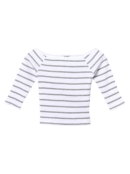 テレコオフショルTOPS