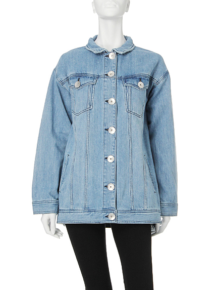 ドロップショルダーデニムジャケット