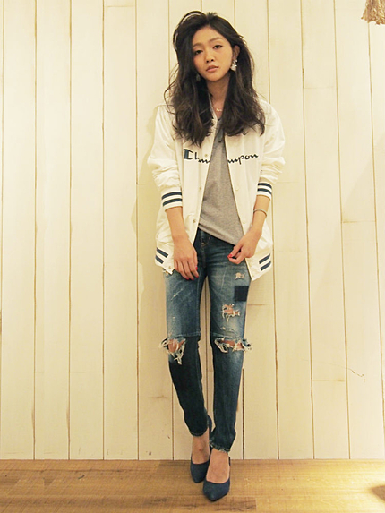 クラッシュリメイクサルエルデニム