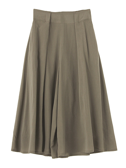 フレアタックガウチョパンツ