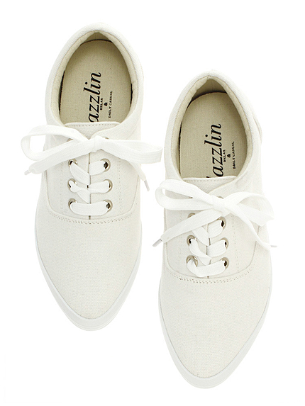 【green】ミドルノーズインヒールスニーカー