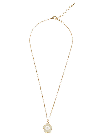 フラワーパールネックレス