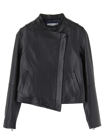 スタンドカラーライダースジャケット