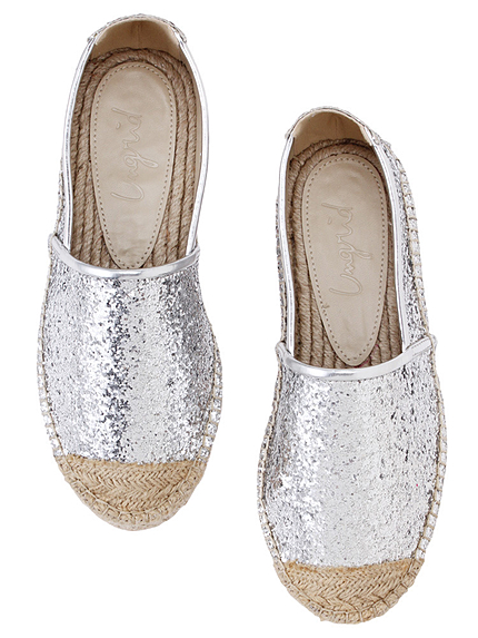 ジュートフラットシューズ