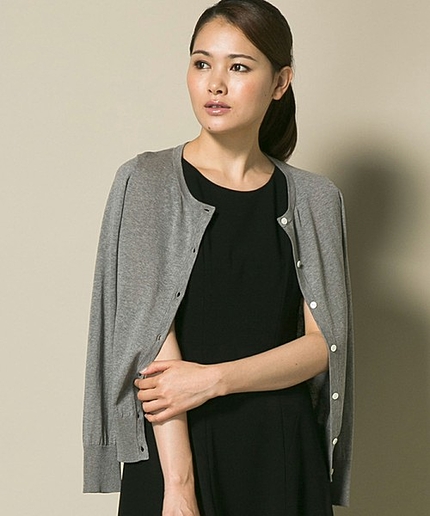 コットンクレープカーディガン