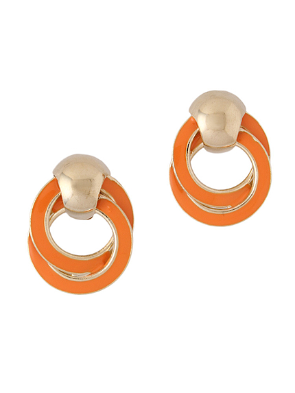 ダブルサークルピアス