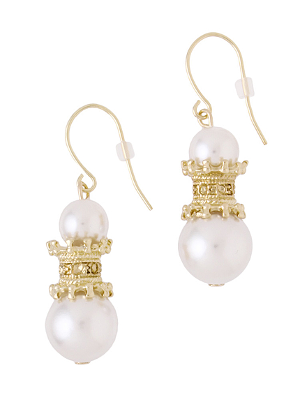 パールクラウンピアス