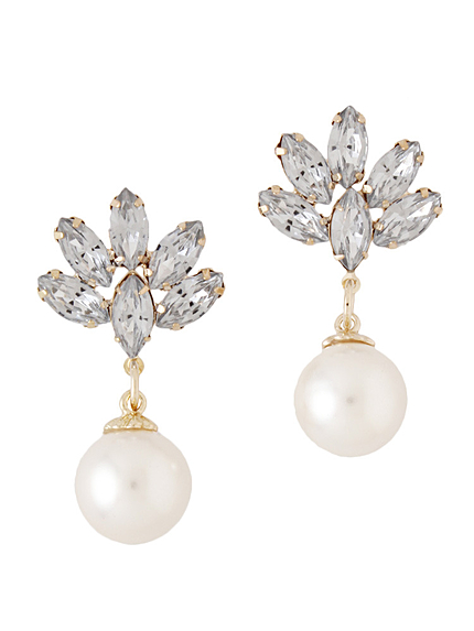 モチーフビジューピアス