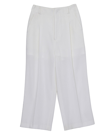【CASUAL】クロップドワイドパンツ