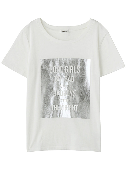 ハクブロックプリントTシャツ