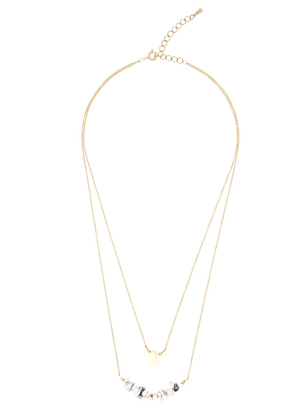 【goods】２連ストーンネックレス