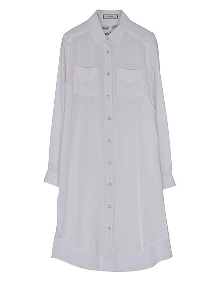 スリットロングシャツ