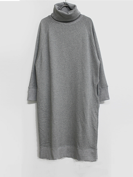 タートルスウェットワンピース