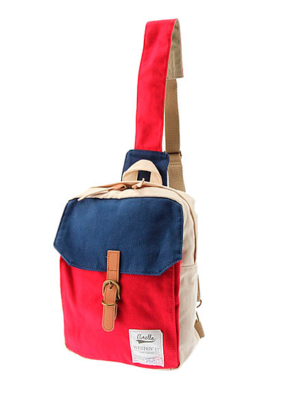 キャンバスボディバッグ