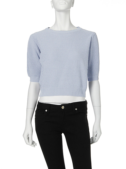 パフスリーブニットTOPS