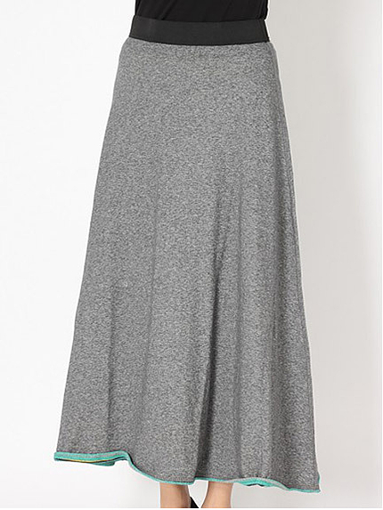 ボーダーリバーシブルマキシスカート