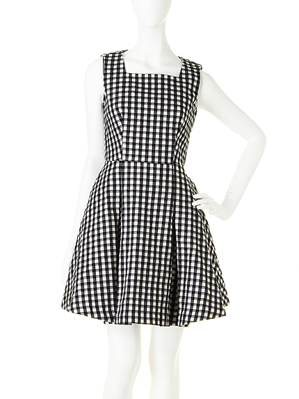 【dazzlin】スクエアギンガムチェックワンピース