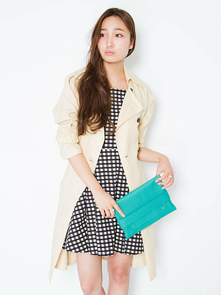 【dazzlin】スクエアギンガムチェックワンピース