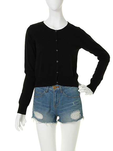 【dazzlin】ジューシーカラーコットンカーディガン