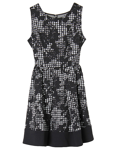 クロークフラワードレス