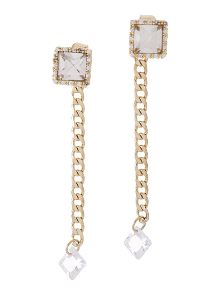 クリアドールピアス