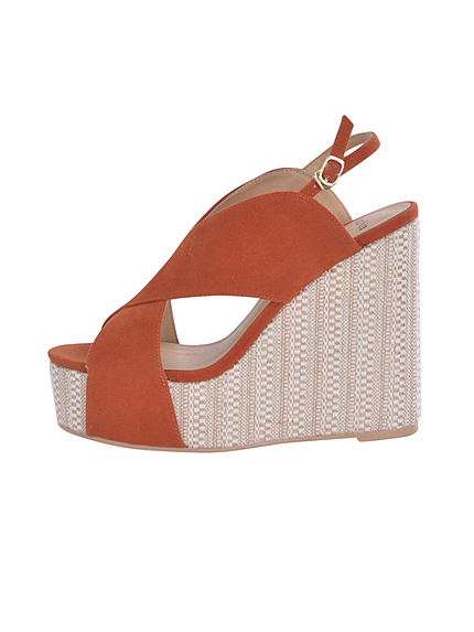 【goods】２素材厚底サンダル