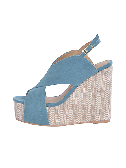 【goods】2素材厚底サンダル