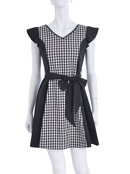 《ViVi 6月号　トリンドル玲奈さん着用》ラッフルスリーブサーキュラーワンピース