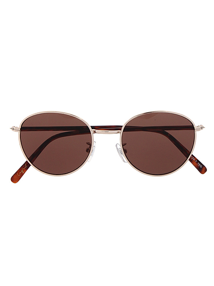 メタリックフレームサングラス