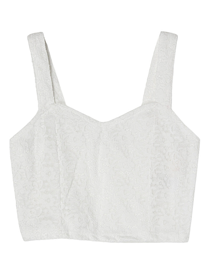 【DATE】フラワーレースビスチェ