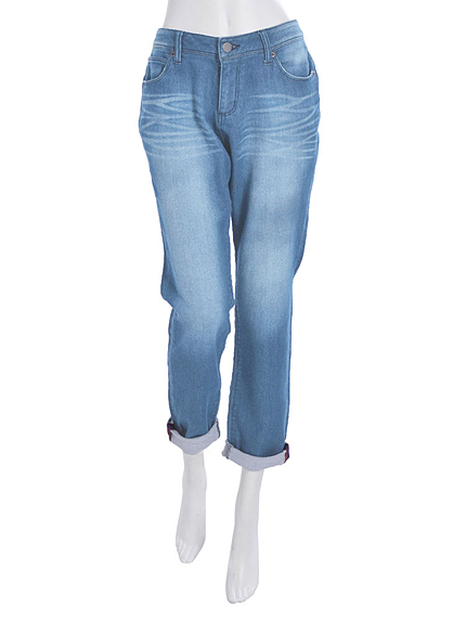 カットデニムボーイズパンツ