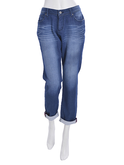 カットデニムボーイズパンツ