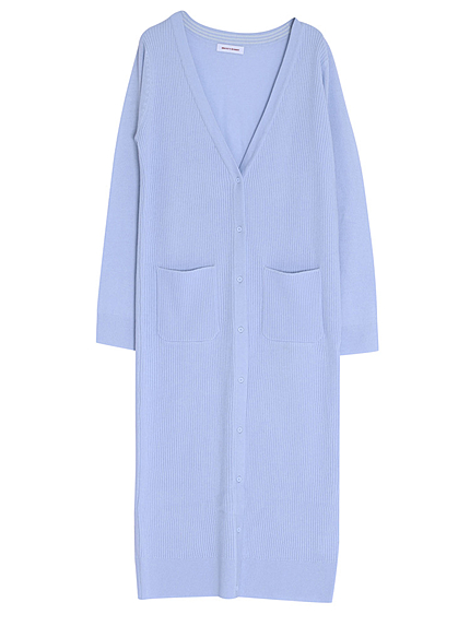 ラインロングカーディガン