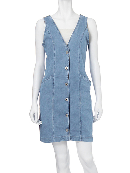 【BIJ】 デニムジャンスカワンピース