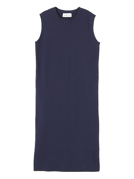 コットンニットワンピース